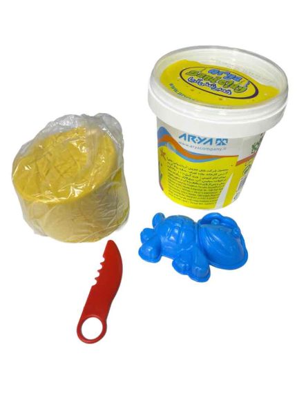 خمیر شنی آریا ۳۰۰ گرمی سطل زرد